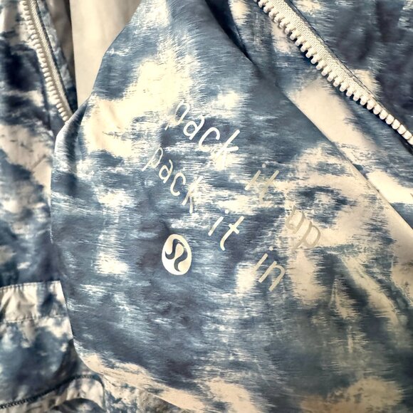 Lululemon Miss Misty Packable  Jacket • Size 10 • Misty Blue - Picture 9 of 10